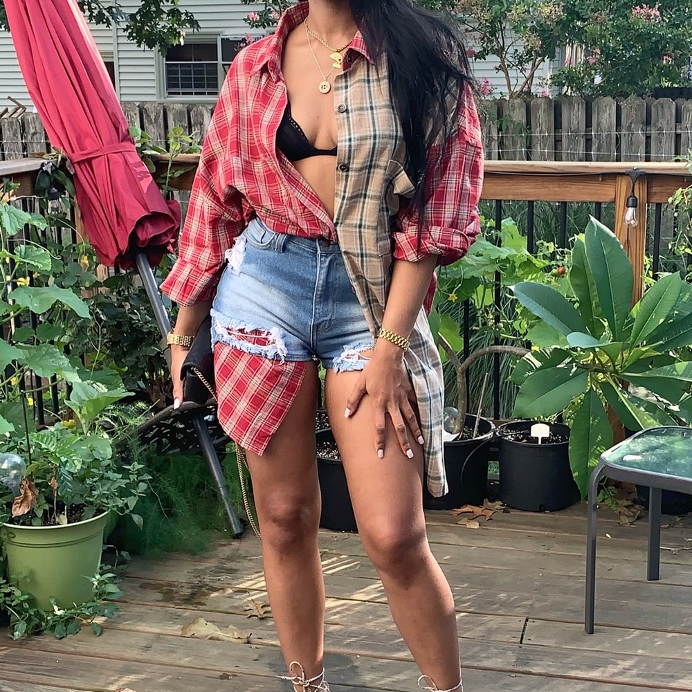 Plaid Top